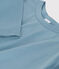 L'ICONIQUE, dames-T-shirt met ronde hals in katoen blauw ROVER