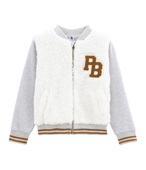 Blouson enfant garçon gris BELUGA CHINE