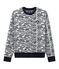 Sweat shirt Jean Jullien blanc MARSHMALLOW/ DASH CN