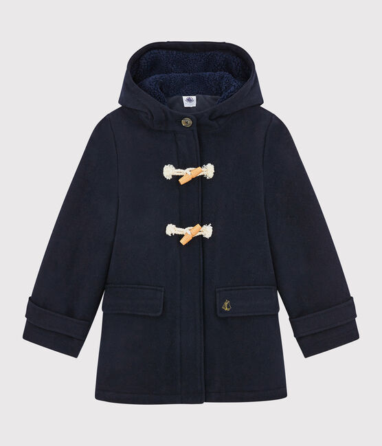 Duffelcoat voor meisjes blauw SMOKING