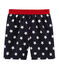 Short de plage enfant garçon bleu SMOKING/blanc MARSHMALLOW