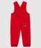Lange salopette babyjongen rood TERKUIT