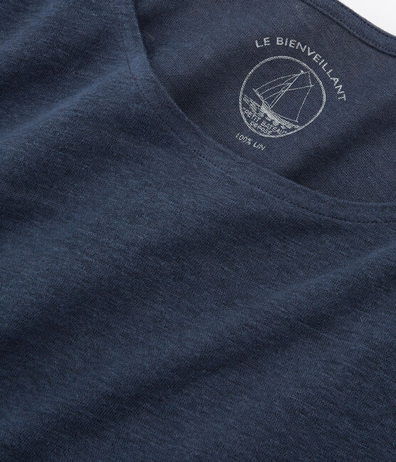 Dames-t-shirt met lange mouwen van linnen HADDOCK