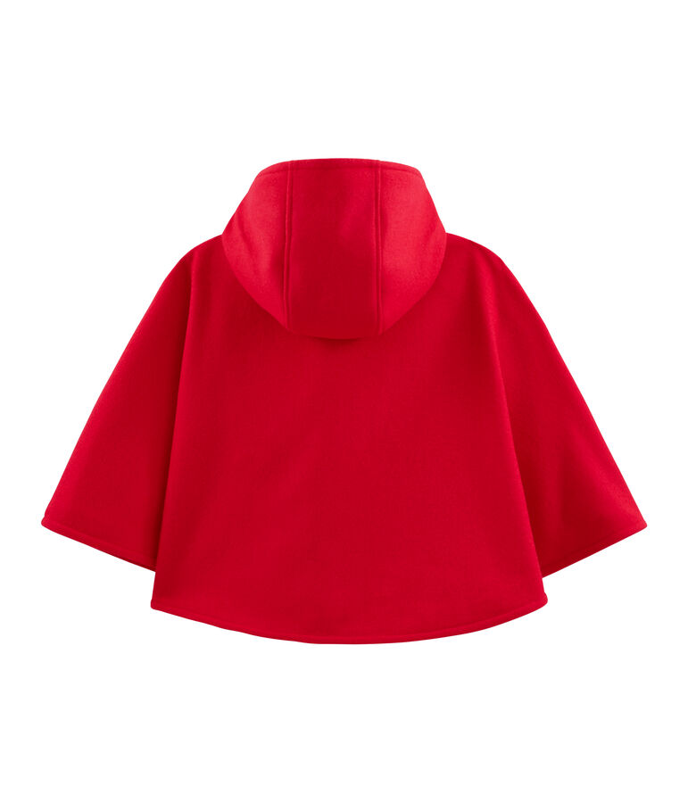 Meisjes cape rood TERKUIT