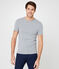 Heren-t-shirt met korte mouwen en ronde hals grijs SUBWAY CHINE