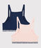 Lot de 2 brassières de sport petite fille en coton biologique variante 1