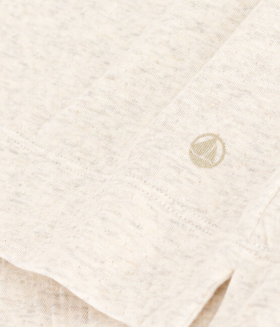 LE BOXY, T-shirt voor dames in katoen  beige MONTELIMAR CHINE