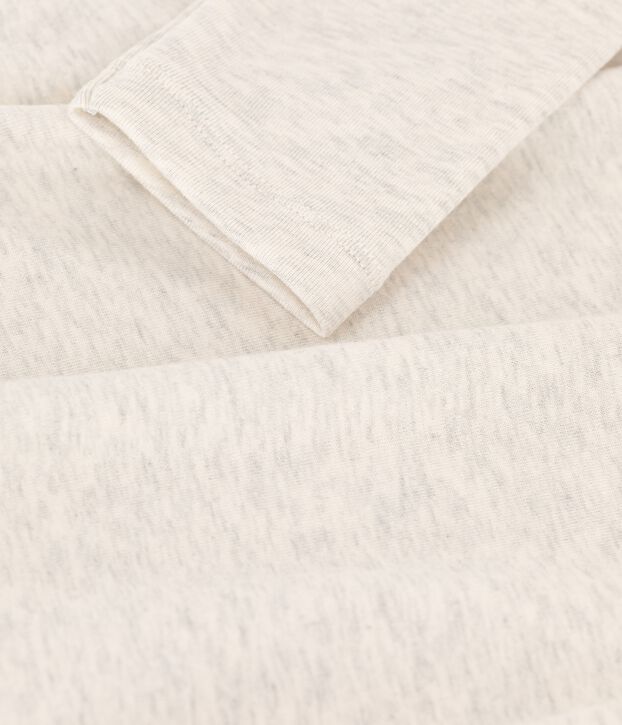 Sous-pull en coton enfant fille / gar&ccedil;on beige chin&eacute;