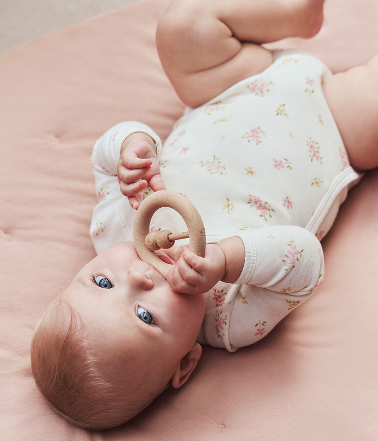 Set van katoenen babyrompertjes met lange mouwen en print multicouleur