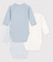 Set van 3 katoenen body's met lange mouwen voor baby's variante 2