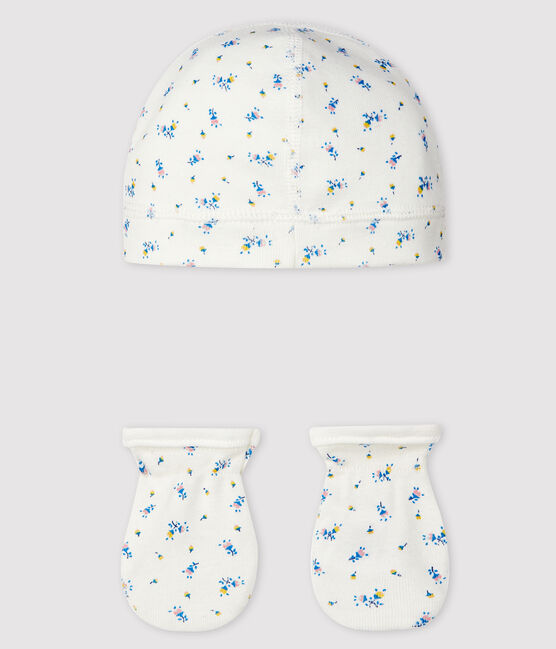 Set met muts en wanten van gebreide stof voor baby's variante 1