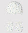 Set met muts en wanten van gebreide stof voor baby's variante 1