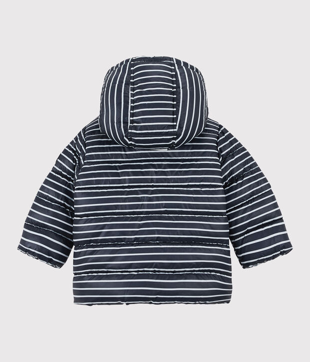 Doudoune matelass&eacute;e b&eacute;b&eacute; bleu/blanc