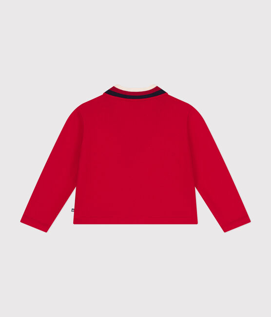 Jongensvest in fleece rood CORRIDA