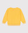 Sweatshirt en molleton enfant fille / garçon jaune DAISY