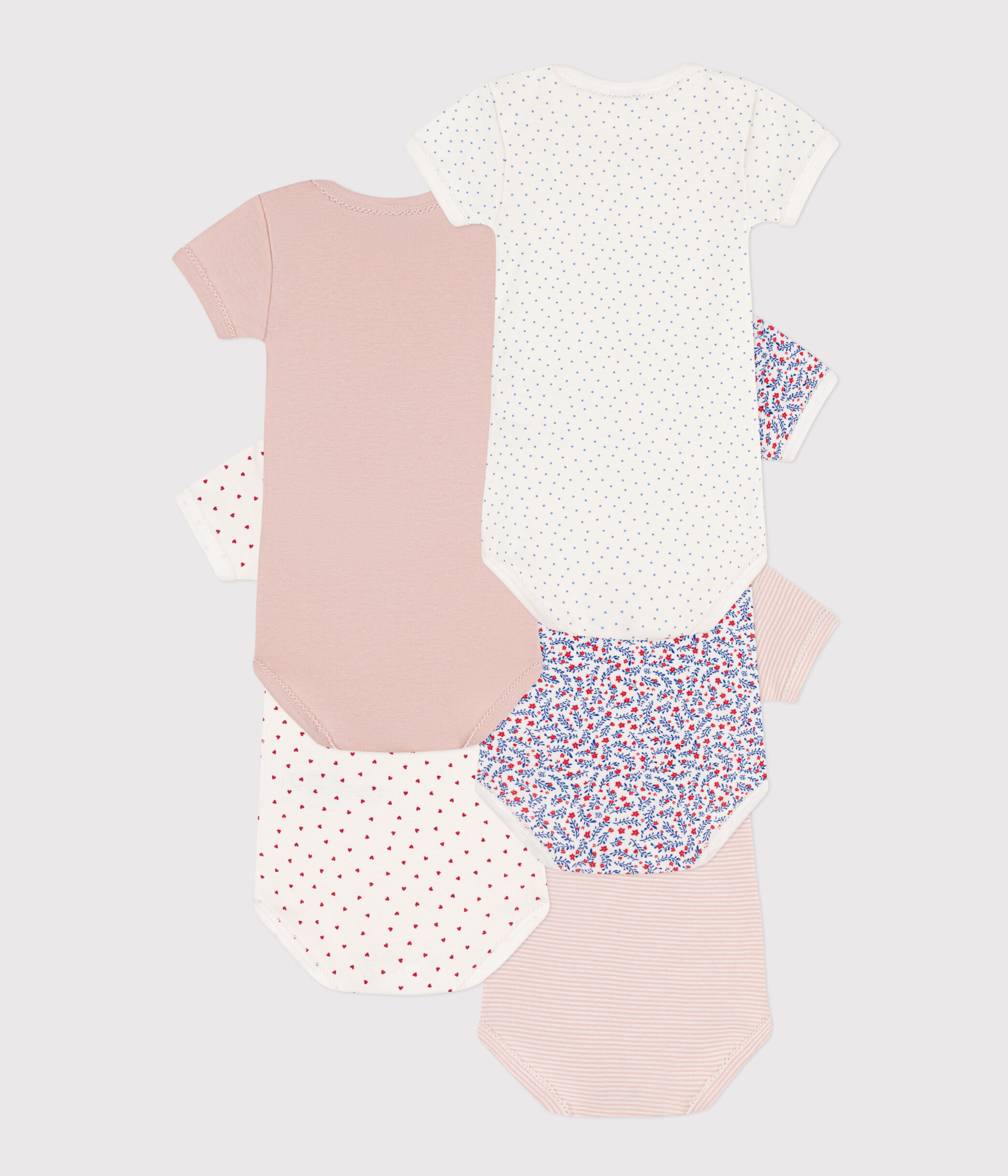 Lot De Tee-shirts Fille – Petit Bateau – Coton Ajouré Manches Longues – Doux Et Confortable - 7