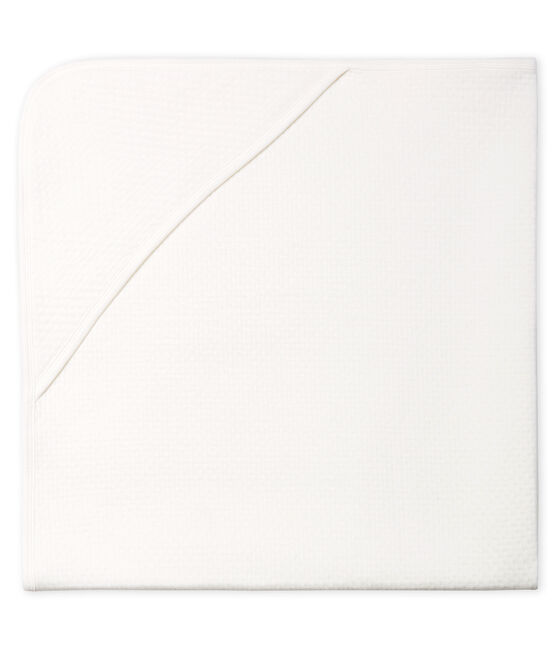 Couverture bébé en tubique blanc MARSHMALLOW