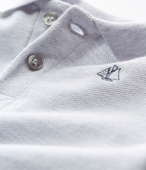 Combicourt polo bébé garçon gris POUSSIERE CHINE