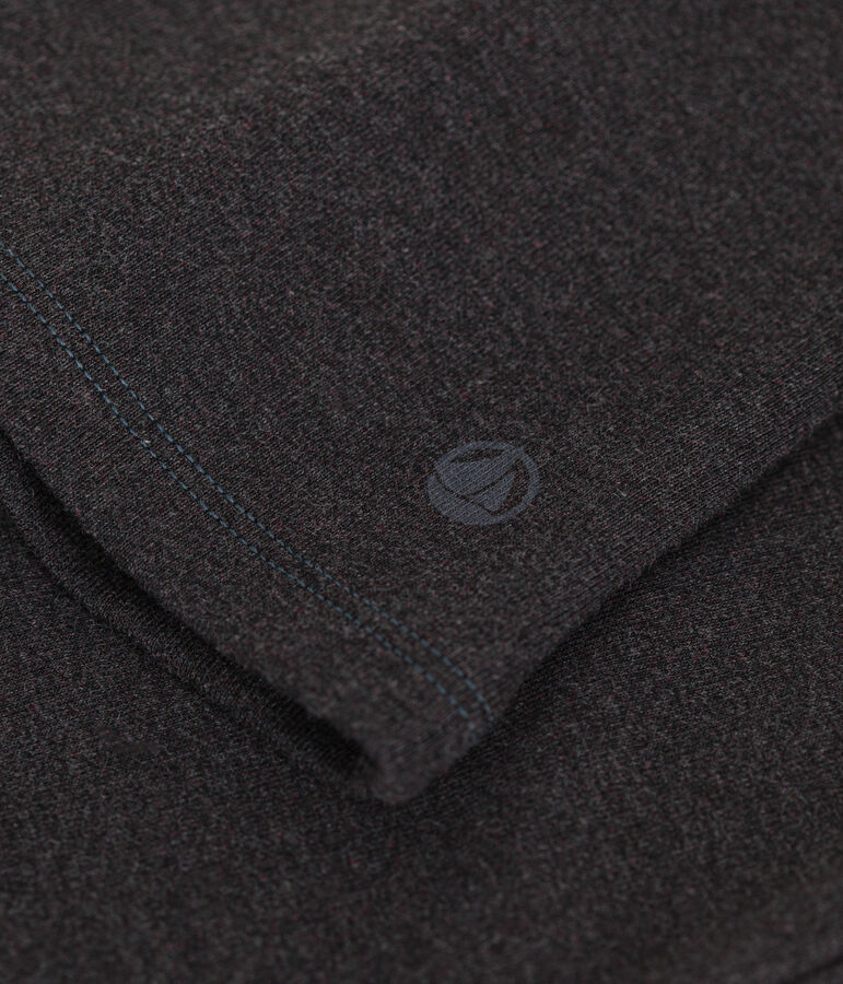 L'ICONIQUE, T-shirt voor dames met cocottesteek in katoen grijs