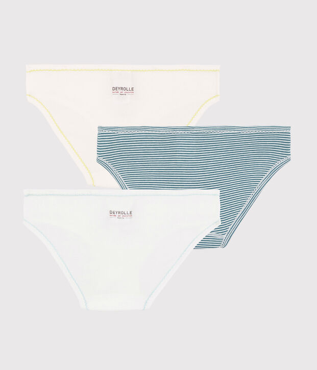 Lot de 3 culottes petite fille Petit Bateau x Deyrolle multicouleur
