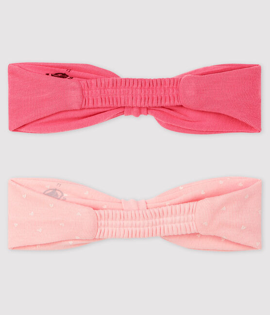 Lot de 2 bandeaux bébé fille variante 1