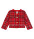 Cardigan met ruitjes babymeisje
