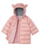 Donsjack van gesatineerde polyamide babymeisje roze FLEUR