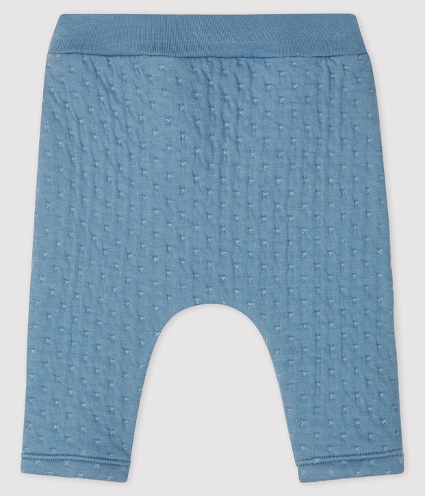 Dubbelgeweven, gevoerde babylegging grijs