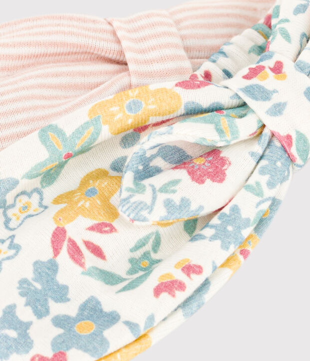 Lot de 2 bandeaux fleurs en coton b&eacute;b&eacute; multicouleur