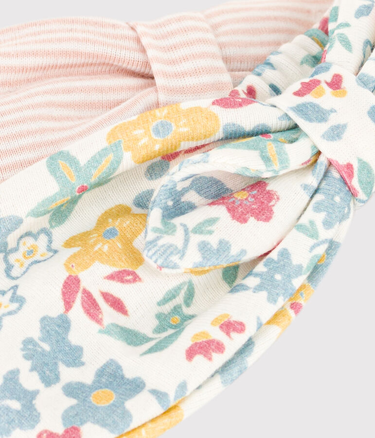 Lot de 2 bandeaux fleurs en coton b&eacute;b&eacute; multicouleur