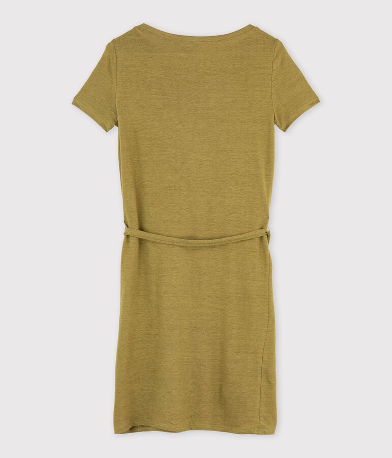 Damesjurk in linnen bruin