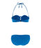 Badpak met 2 delen voor vrouwen blauw RIYADH