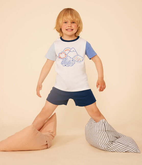 Pyjama short uni en coton enfant INCOGNITO/ MULTICO