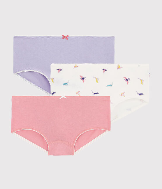 Set van 3 shorties met vogelprint voor meisjes variante 1