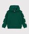 Effen katoenen sweatshirt met kap voor kinderen TREE