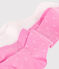 Lot de 2 paires de collants bébé en jersey de coton BOUDOIR/ FLEUR