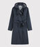 Trenchcoat met capuchon Dames blauw SMOKING