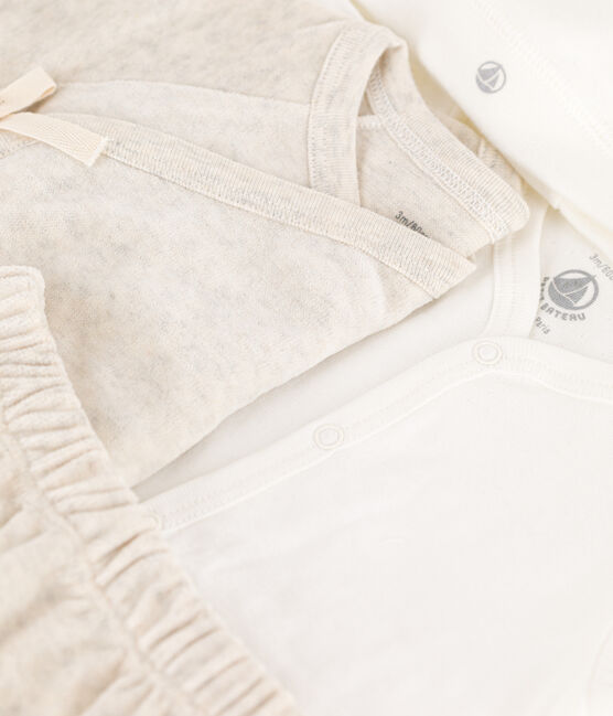 Lot 4 pièces en coton bébé variante 1