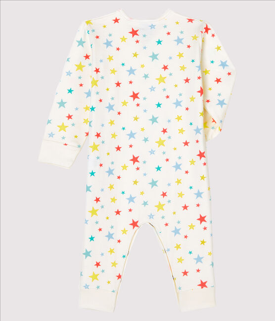 Slaappakje zonder voetjes van tubic baby wit MARSHMALLOW/wit MULTICO