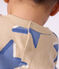 Katoenen sweatshirt met hartjesprint voor baby's beige/multicouleur