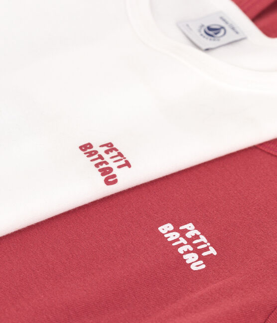 Lot de 2 tee-shirts enfant en coton manches courtes variante 4