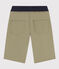 Bermuda en serge de coton enfant garçon vert MARECAGE