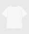 Katoenen T-shirt met korte mouwen voor kinderen wit