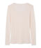 T-shirt met lange mouwen danserskraag vrouwen roze FLEUR