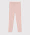 Legging van jersey en elastaan voor meisjes roze SALINE