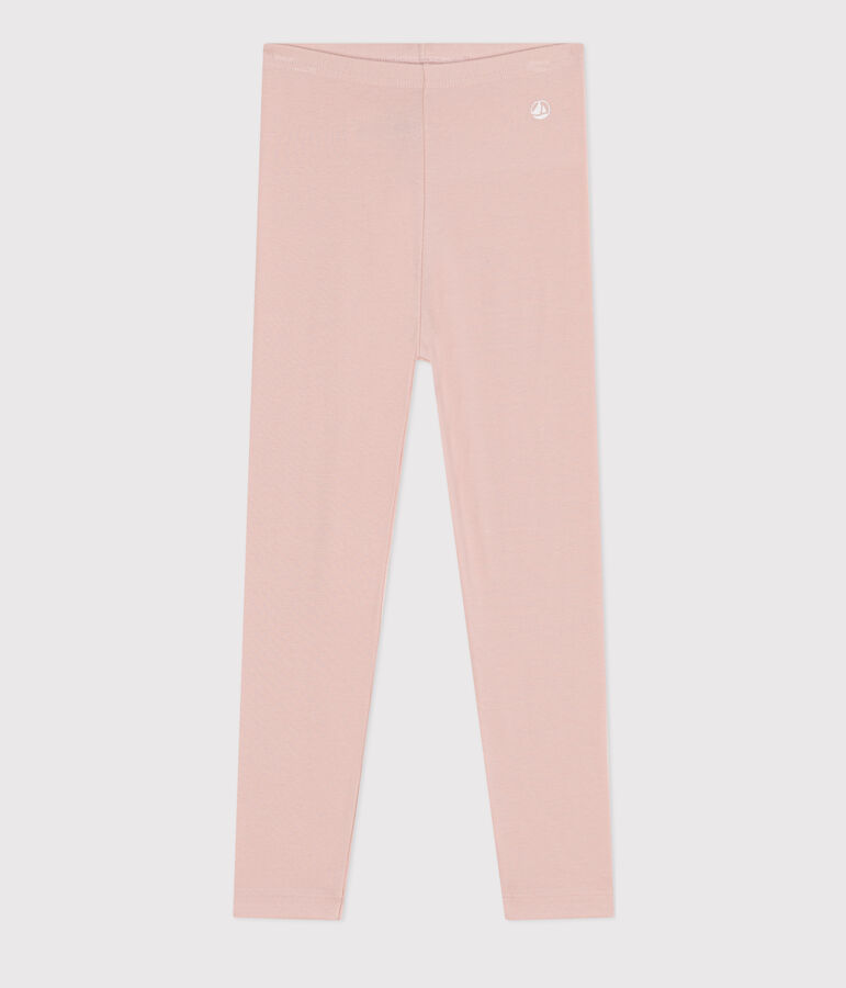 Legging van jersey en elastaan voor meisjes roze