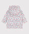 Babywindjack met uv-bescherming en bloemenprint in polyester wit MARSHMALLOW/wit MULTICO