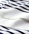 Echarpe rayée en coton Femme/Homme blanc MARSHMALLOW/bleu SMOKING