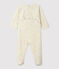 Effen beige slaappakje van fluweel beige MONTELIMAR CHINE
