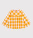 Flanellen blouse baby.